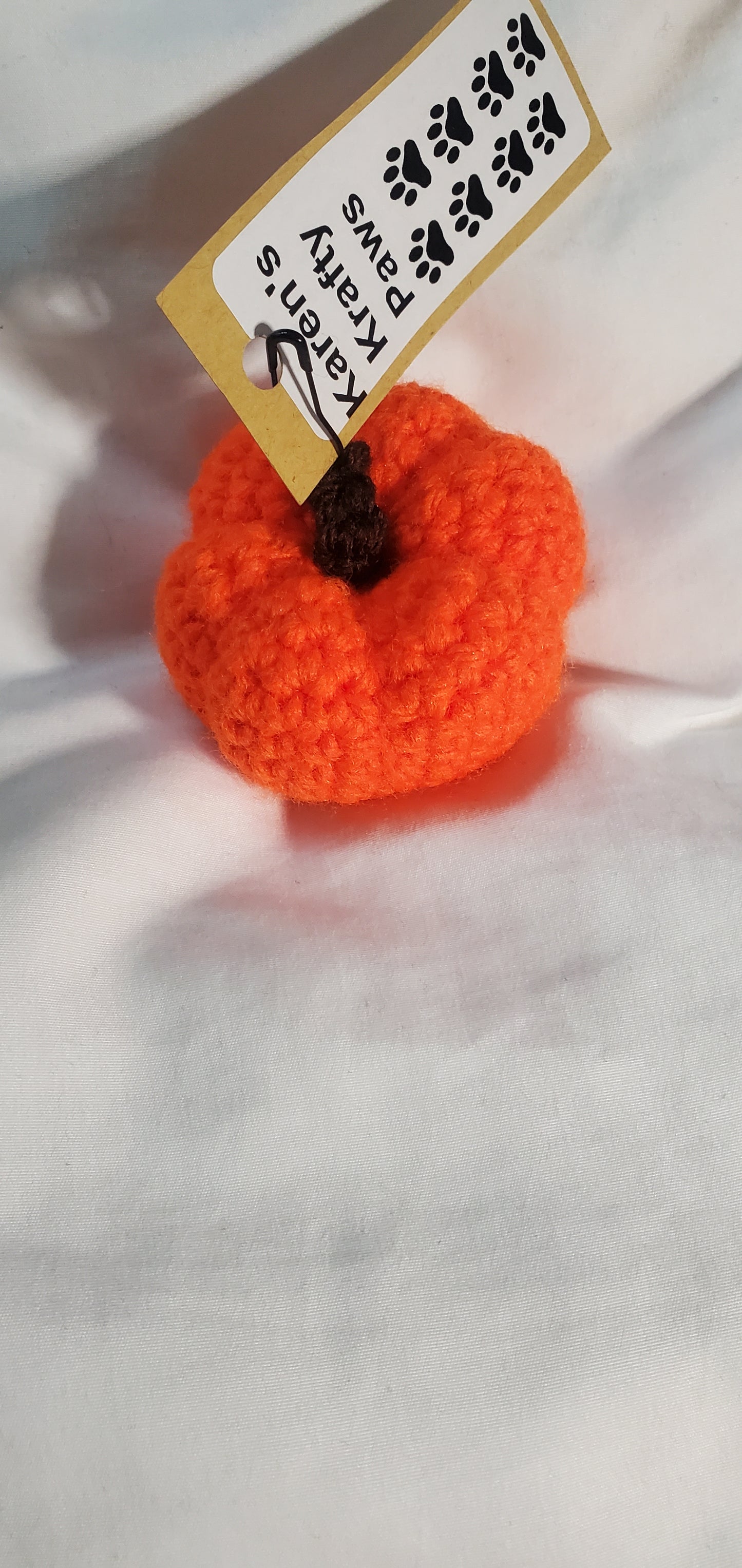 Crochet- mini pumpkin w/face